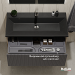 Тумба Tossony 90 подвесная Дуб Самдал/Антрацит