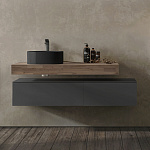 Тумба Modulare подвесная 140 антрацит